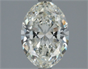 Natural Diamond 1.50 Carats, Oval with  Cut, I Color, VS1 Clarity and Certified by IGI