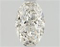 Natural Diamond 0.80 Carats, Oval with  Cut, H Color, VVS1 Clarity and Certified by GIA