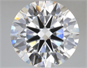 Lab Grown Diamond 7.08 Carats, Round with Ideal Cut, E Color, VVS2 Clarity and Certified by IGI