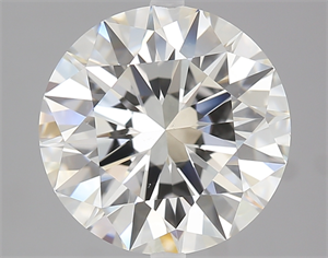 Picture of 3.01 Carats, Round Diamond with Excellent Cut, H Color, VS2 Clarity and Certified by GIA