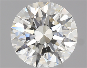 Picture of 2.01 Carats, Round Diamond with Excellent Cut, H Color, VVS2 Clarity and Certified by GIA