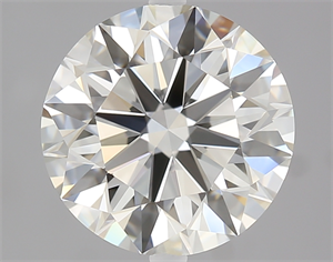 Picture of 2.51 Carats, Round Diamond with Excellent Cut, I Color, VVS1 Clarity and Certified by GIA