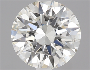 Picture of 0.70 Carats, Round Diamond with Excellent Cut, H Color, VVS2 Clarity and Certified by GIA