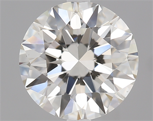 Picture of 1.03 Carats, Round Diamond with Excellent Cut, H Color, VS2 Clarity and Certified by GIA