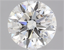 Del inventario de diamantes de laboratorio, 1.70 quilates, Redondo , Color F, claridad VS2 y certificado GIA