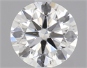 0.50 Carats, Round Diamond with Very Good Cut, G Color, SI2 Clarity and Certified by GIA