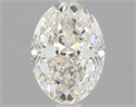 1.01 Carats, Oval Diamond with  Cut, H Color, I1 Clarity and Certified by GIA