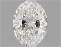 0.50 Carats, Oval Diamond with  Cut, E Color, VS2 Clarity and Certified by GIA