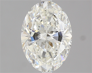 Picture of 1.40 Carats, Oval Diamond with  Cut, H Color, SI1 Clarity and Certified by GIA