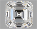 2.02 quilates, Asscher Diamante , Color F, claridad SI1 y certificado por GIA