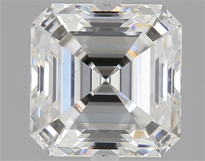 Picture of 2.02 Carats, Asscher Diamond with  Cut, F Color, SI1 Clarity and Certified by GIA