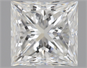 0.71 Carats, Princess Diamond with  Cut, G Color, IF Clarity and Certified by GIA
