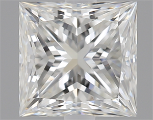 Picture of 0.71 Carats, Princess Diamond with  Cut, G Color, IF Clarity and Certified by GIA