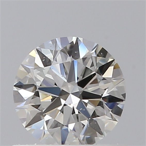 Foto Diamante Natural 0.50 quilates, Redondo , Color H, claridad VS2 y certificado GIA de