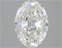 3.01 Carats, Oval Diamond with  Cut, F Color, SI1 Clarity and Certified by GIA