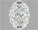 1.30 Carats, Oval Diamond with  Cut, E Color, VS2 Clarity and Certified by GIA