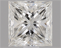 0.70 Carats, Princess Diamond with  Cut, G Color, VS1 Clarity and Certified by GIA