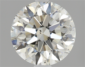 Picture of 1.00 Carats, Round Diamond with Excellent Cut, J Color, SI2 Clarity and Certified by GIA