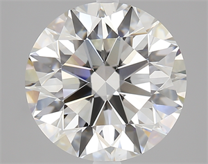 Picture of 3.40 Carats, Round Diamond with Excellent Cut, H Color, VS2 Clarity and Certified by GIA