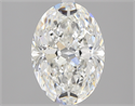 2.51 Carats, Oval Diamond with  Cut, G Color, SI1 Clarity and Certified by GIA