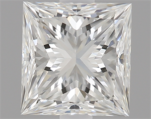 Picture of 0.50 Carats, Princess Diamond with  Cut, G Color, VVS2 Clarity and Certified by GIA