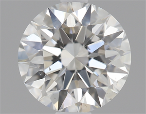 Picture of 0.70 Carats, Round Diamond with Excellent Cut, H Color, SI1 Clarity and Certified by GIA