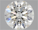 3.01 Carats, Round Diamond with Very Good Cut, H Color, VS1 Clarity and Certified by GIA