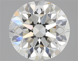 Picture of 3.01 Carats, Round Diamond with Very Good Cut, H Color, VS1 Clarity and Certified by GIA