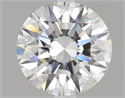 1.42 Carats, Round Diamond with Excellent Cut, E Color, IF Clarity and Certified by GIA