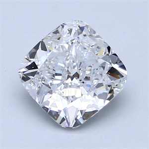 Picture of 1.50 Carats, Cushion Diamond with  Cut, D Color, VS2 Clarity and Certified by GIA