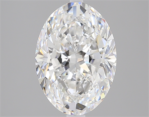 Picture of 3.02 Carats, Oval Diamond with  Cut, E Color, VS1 Clarity and Certified by GIA