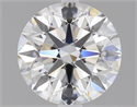 Del inventario de diamantes de laboratorio, 1.81 quilates, Redondo , Color E, claridad VVS1 y certificado GIA