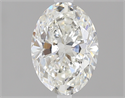Del inventario de diamantes de laboratorio, 1.20 quilates, Ovalado , Color G, claridad VS2 y certificado GIA