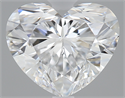 1.03 Carats, Heart Diamond with  Cut, D Color, FL Clarity and Certified by GIA