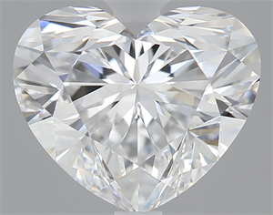Picture of 1.03 Carats, Heart Diamond with  Cut, D Color, FL Clarity and Certified by GIA