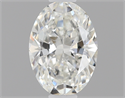 0.50 Carats, Oval Diamond with  Cut, H Color, IF Clarity and Certified by GIA