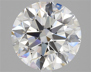 Picture of 2.50 Carats, Round Diamond with Excellent Cut, F Color, VS1 Clarity and Certified by GIA