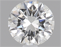 Del inventario de diamantes de laboratorio, 0.50 quilates, Redondo , Color F, claridad VS2 y certificado GIA