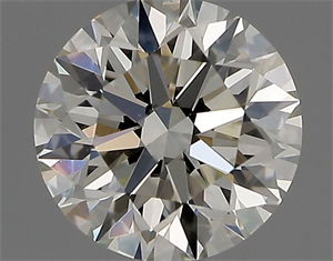 Picture of Natural Diamond 0.70 Carats, Round with Excellent Cut, J Color, VS1 Clarity and Certified by GIA