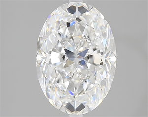 Picture of 2.80 Carats, Oval Diamond with  Cut, E Color, VS2 Clarity and Certified by GIA