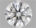2.01 Carats, Round Diamond with Excellent Cut, D Color, VS2 Clarity and Certified by GIA