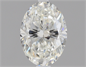1.00 Carats, Oval Diamond with  Cut, H Color, VS1 Clarity and Certified by GIA