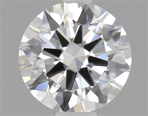 Picture of 0.50 Carats, Round Diamond with Excellent Cut, D Color, FL Clarity and Certified by GIA