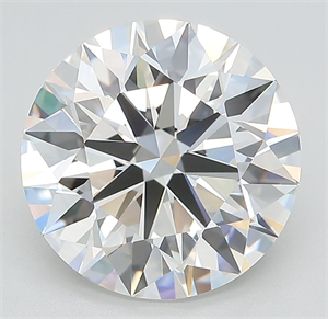 Picture of Lab Grown Diamond 4.71 Carats, Round with Ideal Cut, F Color, IF Clarity and Certified by IGI