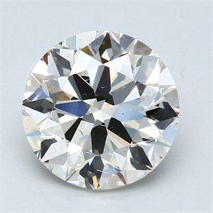 Picture of 3.01 Carats, Round Diamond with Very Good Cut, K Color, SI1 Clarity and Certified by GIA