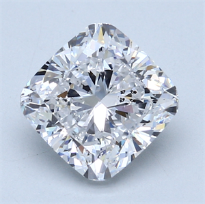 Picture of 3.03 Carats, Cushion Diamond with  Cut, D Color, SI1 Clarity and Certified by GIA