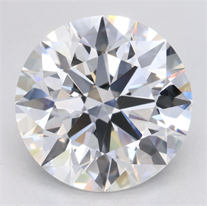 Picture of Lab Grown Diamond 4.57 Carats, Round with Excellent Cut, D Color, IF Clarity and Certified by GIA
