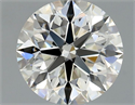 Diamante Natural 0.90 quilates, Redondo , Color J, claridad VVS1 y certificado GIA