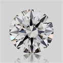 Natural Diamond 0.70 Carats, Round with Excellent Cut, J Color, VVS1 Clarity and Certified by GIA