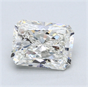 1.30 Carats, Radiant Diamond with  Cut, H Color, VS1 Clarity and Certified by GIA